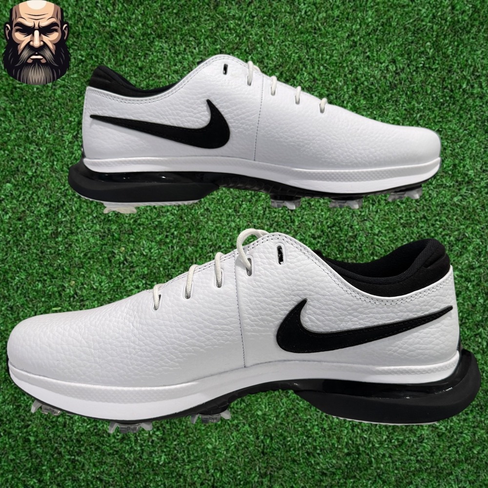 Nike Air Zoom Victory Tour 3 Golf Cleats White Black DX9025-103 Men's Size 12.5 - Picture 3 of 7
